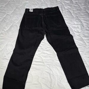 ZARA Trafaluc Black High Rise Straight Leg Jeans EUR 40